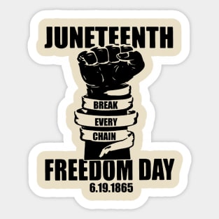 June Teenth Sticker